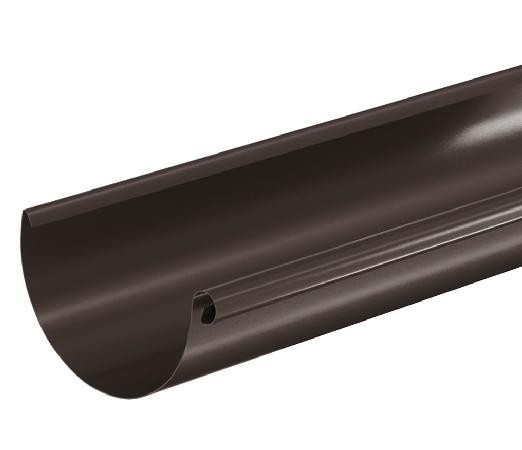 Водосток Aquasistem, система 150/100 - Водосточный желоб 3.00м RR 32 Тёмно Коричневый купить в Комсомольск-на-Амуре