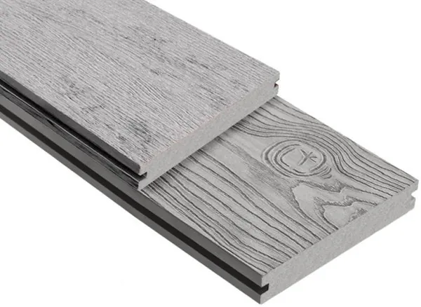 Террасная доска ДПК Outdoor 3D полнотелая STORM/OCEAN GREY серая микс купить в Комсомольск-на-Амуре