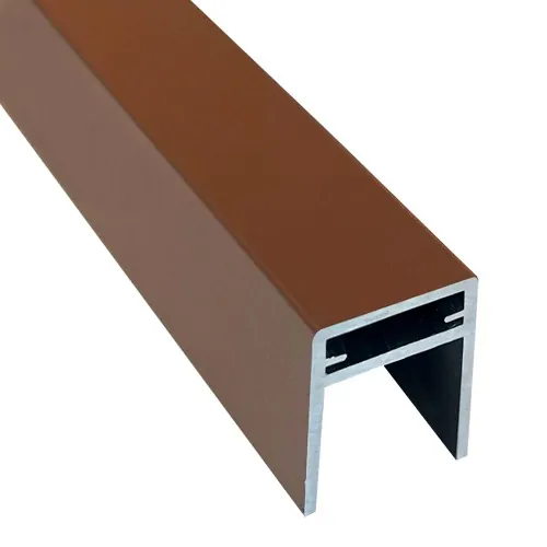 П-профиль Алюминиевый EasyDecking 35x25 Коричневый купить в Комсомольск-на-Амуре