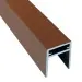 П-профиль Алюминиевый EasyDecking 35x25 Коричневый купить в Комсомольск-на-Амуре