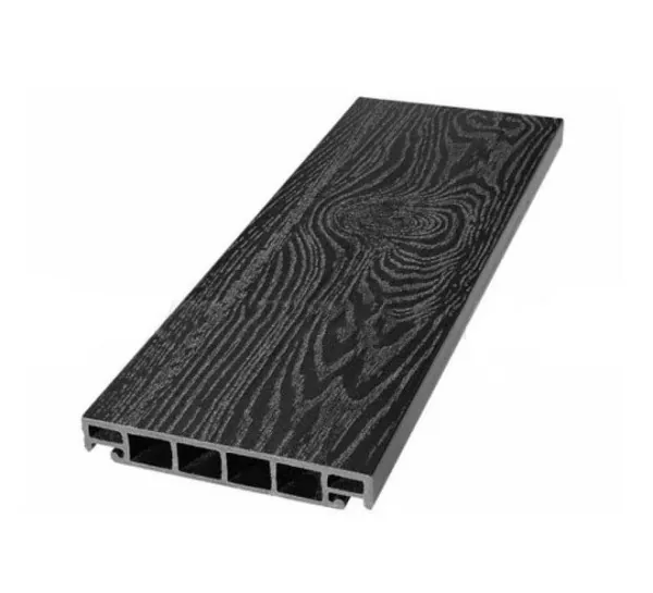 Террасная доска из ДПК SW Salix (T) 2D чёрный купить в Комсомольск-на-Амуре