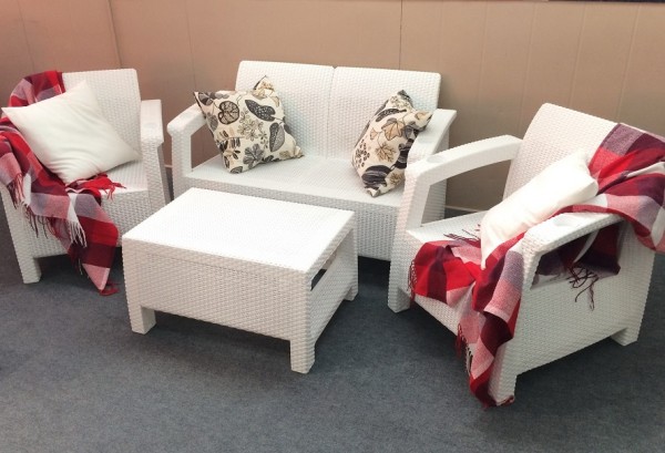 Комплект Yalta Terrace Set белый купить в Комсомольск-на-Амуре