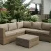 Комплект мебели AFINA плетеной из иск. ротанга YR825B Beige купить в Комсомольск-на-Амуре