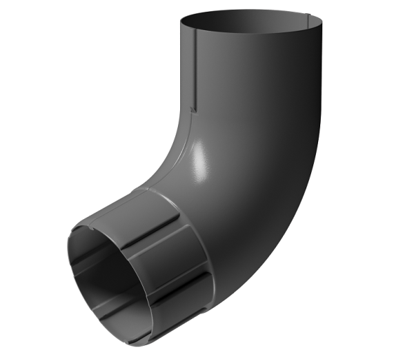 Колено 72° D90 Döcke STAL PREMIUM Графит, (RAL 7024) купить в Комсомольск-на-Амуре