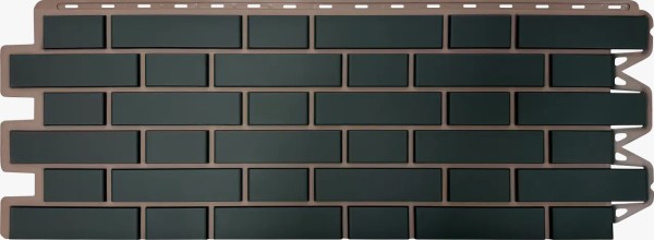 Фасадная панель Альта-Профиль, Кирпич Клинкерный, Графит купить в Комсомольск-на-Амуре