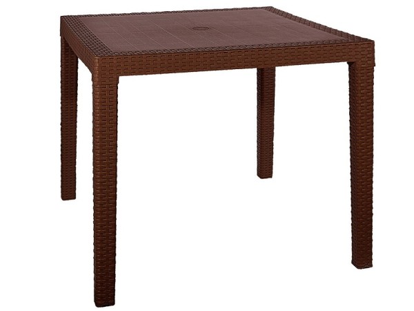 Стол квадратный FIJI Quatro Table Коричневый купить в Комсомольск-на-Амуре