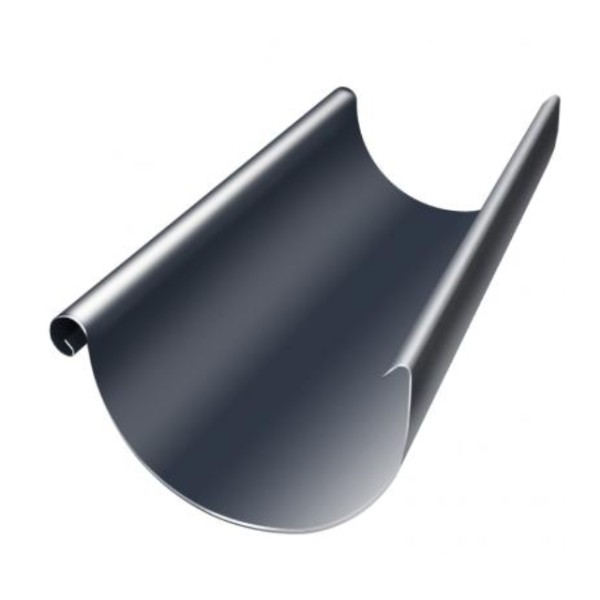 Водосток Grand Line 125x90 – Желоб 3м RAL 7024 купить в Комсомольск-на-Амуре