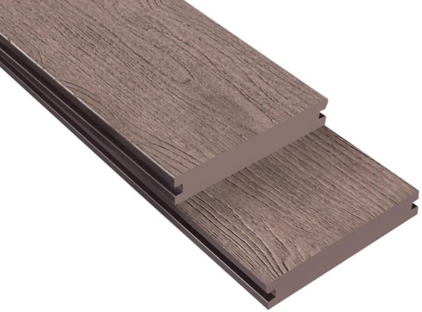 Террасная доска ДПК Outdoor 3D полнотелая NEVADA/CALIFORNIA BROWN коричневая микс купить в Комсомольск-на-Амуре