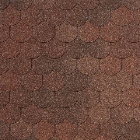 Гибкая черепица Tegola ASSISI terracotta 420 купить в Комсомольск-на-Амуре