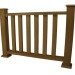 Ограждения из ДПК WOODVEX Кофе купить в Комсомольск-на-Амуре
