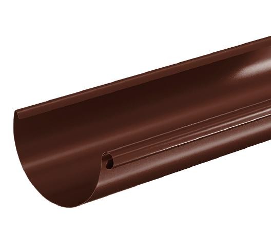 Водосток Aquasistem, система 125x90 - Водосточный желоб 3.00м RAL 8017 Коричневый купить в Комсомольск-на-Амуре