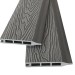 Заборная панель шип-паз EasyDecking Wood-Х 146х20 Серый купить в Комсомольск-на-Амуре