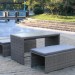 Диван-Трансформер AFINA плетеный из иск. ротанга S330G-W78 Grey купить в Комсомольск-на-Амуре