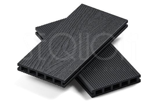 Доска террасная ДПК 3D SEQUOIA Evolution WOOD BLACK купить в Комсомольск-на-Амуре