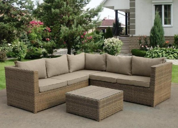 Комплект мебели AFINA плетеной из иск. ротанга YR825B Beige купить в Комсомольск-на-Амуре
