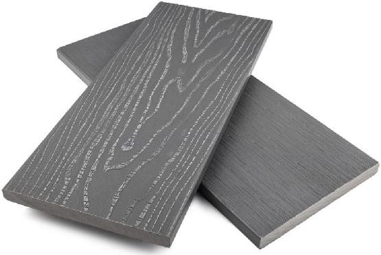 Заборная доска ДПК полнотелая NanoWood Серый купить в Комсомольск-на-Амуре