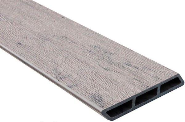 Доска Ромбус 3D ДПК Outdoor STORM GREY серая микс купить в Комсомольск-на-Амуре