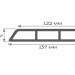 Доска Ромбус 3D ДПК Outdoor STORM GREY серая микс купить в Комсомольск-на-Амуре