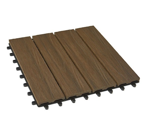 Садовый паркет дпк CM Garden Modern, 300х300 мм, PATINA BROWN (Патина коричневый) купить в Комсомольск-на-Амуре