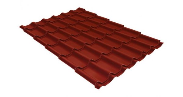 Металлочерепица классик 0,5 Satin RAL 3009 оксидно-красный купить в Комсомольск-на-Амуре
