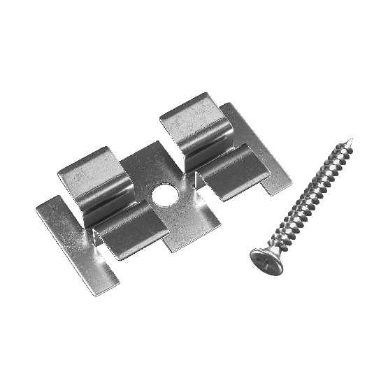 Клипса с саморезом, Grinder шовный монтаж 5 mm купить в Комсомольск-на-Амуре