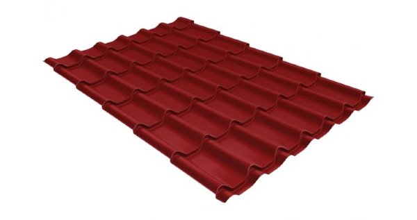 Металлочерепица классик 0,5 Satin RAL 3011 коричнево-красный купить в Комсомольск-на-Амуре