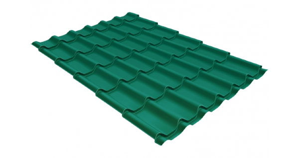 Металлочерепица классик 0,5 Satin RAL 5021 купить в Комсомольск-на-Амуре