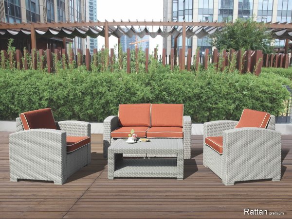Уличные диваны и кресла коллекции Rattan Premium 4 купить в Комсомольск-на-Амуре