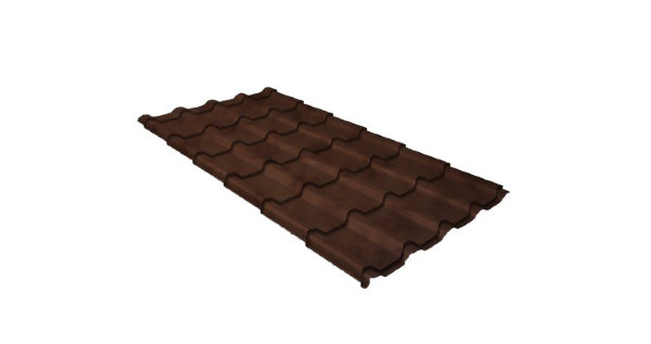 Металлочерепица камея 0,45 Safari Twincolor Brown купить в Комсомольск-на-Амуре