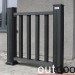 Ограждение из ДПК Outdoor Классик 3D STORM чёрный купить в Комсомольск-на-Амуре