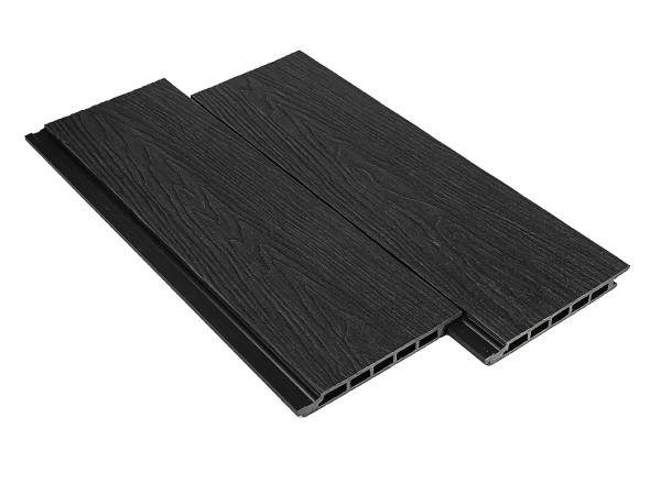 Фасадная панель из ДПК Deckart Vista 3D с текстурой дерева Графит купить в Комсомольск-на-Амуре