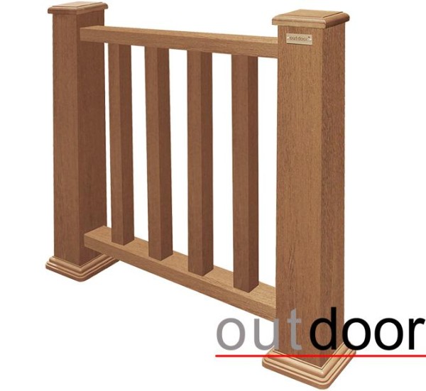 Ограждение из ДПК Outdoor Классик 3D STORM дуб купить в Комсомольск-на-Амуре