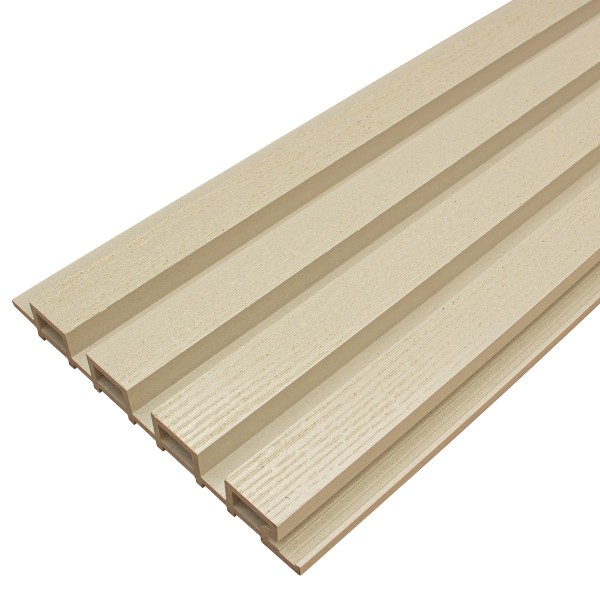 Фасадная доска из ДПК Faynag Wood Рейка Слоновая кость купить в Комсомольск-на-Амуре