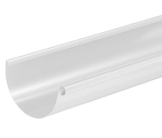 Водосток Aquasistem, система 125x90 - Водосточный желоб 3.00м RR 20 Белый купить в Комсомольск-на-Амуре