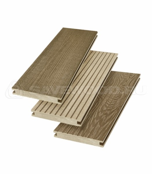Террасная доска SW Fraxinus (R) полнотелая «SaveWood» Тик купить в Комсомольск-на-Амуре