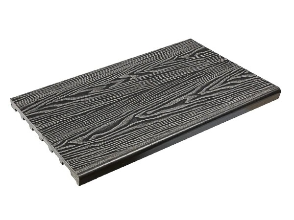 Ступень полнотелая из ДПК Deckart Step 3D Графит купить в Комсомольск-на-Амуре