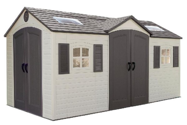Сарай пластиковый LifeTime 15x8 DD купить в Комсомольск-на-Амуре