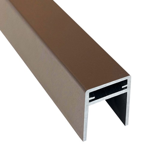П-профиль Алюминиевый EasyDecking 35x25 Венге купить в Комсомольск-на-Амуре