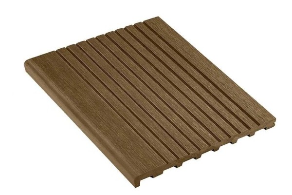 Ступень полнотелая из ДПК Deckart Step Орех купить в Комсомольск-на-Амуре