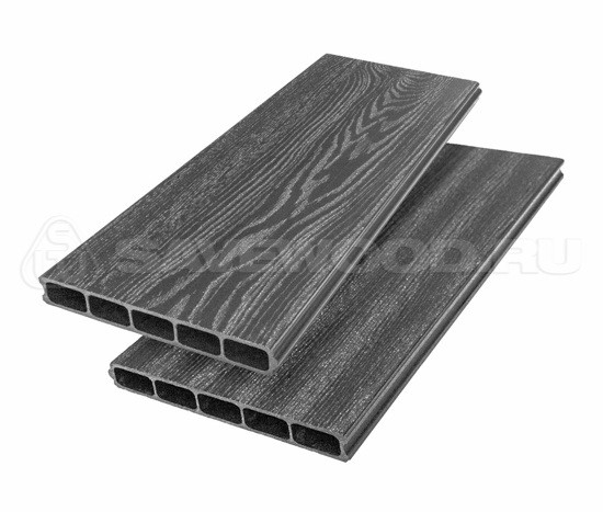 Грядочная доска ДПК 3D Savewood SW Rumex Графит купить в Комсомольск-на-Амуре