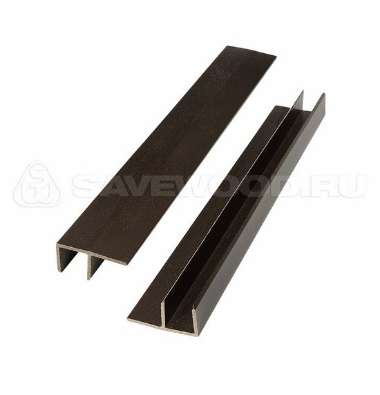 F-профиль ДПК Savewood – Тёмно-коричневый купить в Комсомольск-на-Амуре