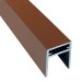 П-профиль Алюминиевый EasyDecking 35x25 Коричневый купить в Комсомольск-на-Амуре