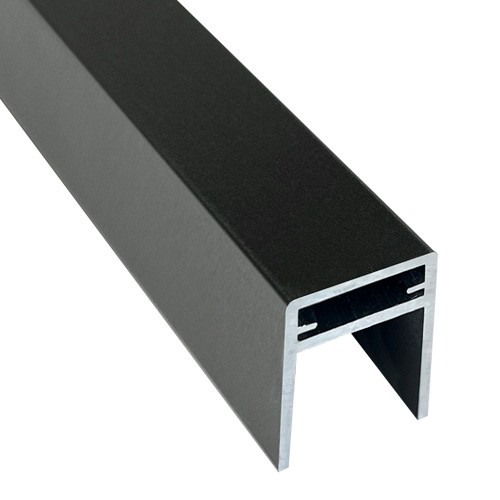 П-профиль Алюминиевый EasyDecking 35x25 Черное дерево купить в Комсомольск-на-Амуре