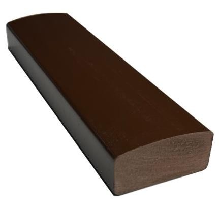 Лавочный брус Ecodecking Некст полнотелый глянцевый 70х35 шоколад купить в Комсомольск-на-Амуре