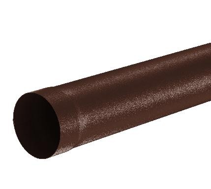 Водосток Aquasistem, Система 150/100 - Труба водосточная 1.00м RAL 8017 Коричневый matt купить в Комсомольск-на-Амуре