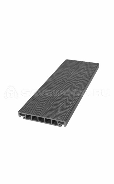 Террасная доска из ДПК SW Salix (S) (R) графит купить в Комсомольск-на-Амуре
