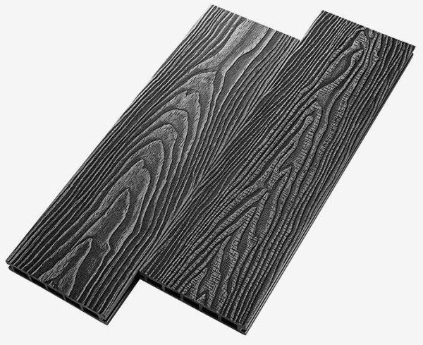 Террасная доска из ДПК RusDecking Unodeck Vintage - Графит купить в Комсомольск-на-Амуре