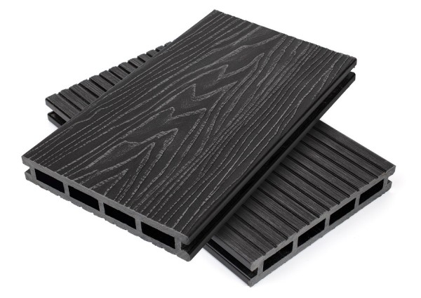 Террасная доская ДПК NanoWood Nature 3D пустотелая Графит купить в Комсомольск-на-Амуре