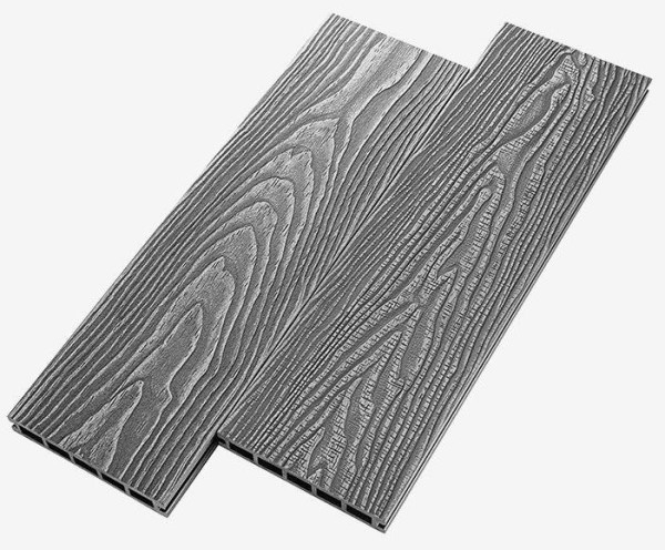 Террасная доска из ДПК RusDecking Unodeck Vintage - Серый купить в Комсомольск-на-Амуре